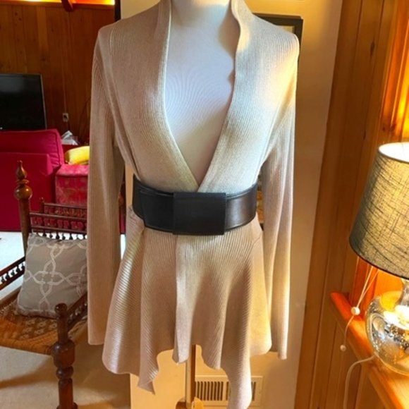 Verve Ami Sweaters - VERVE AMI Beige Long Wrap Cardigan – S